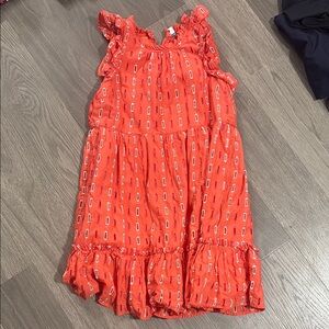 Crown & Ivy Red Ruffle Dress